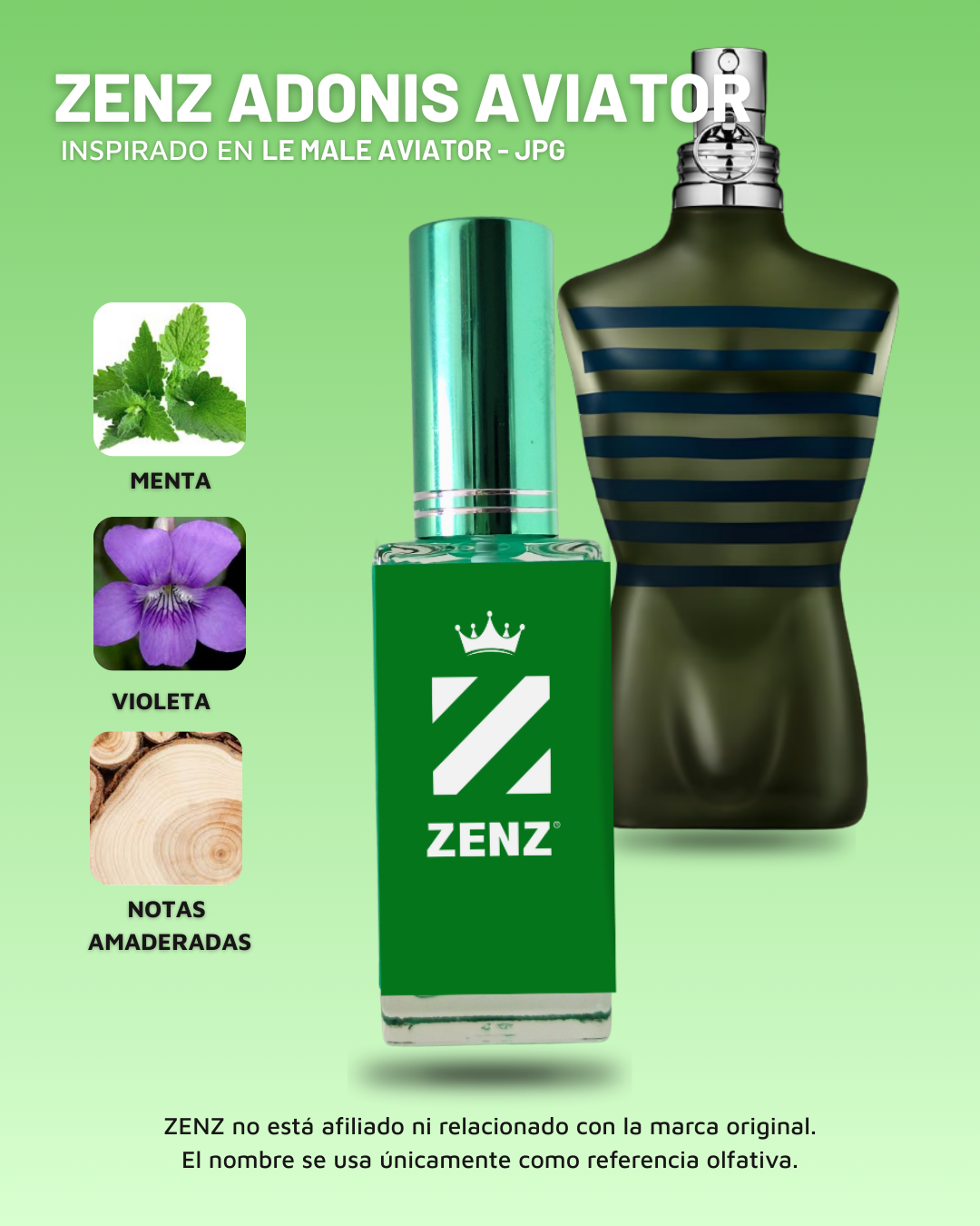 Perfume Tendencia C LE MALE AVIATOR zenz