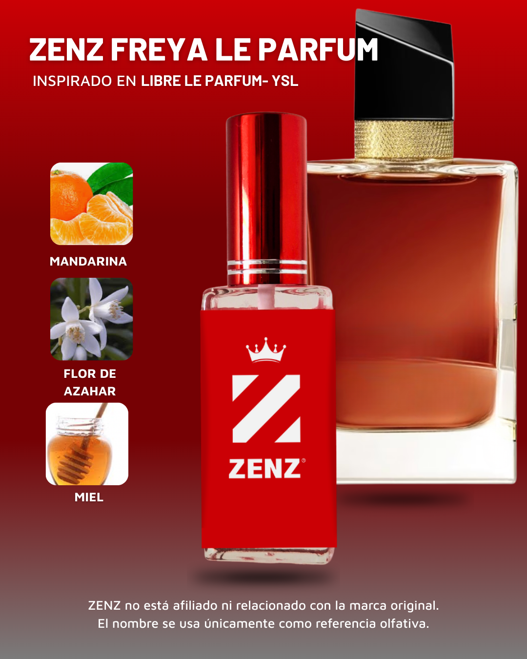 Perfume Tendencia D LIBRE LE PARFUM NUEVO YSL zenz