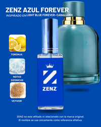 Perfume Tendencia C LIGHT BLUE FOREVER CABALLERO zenz