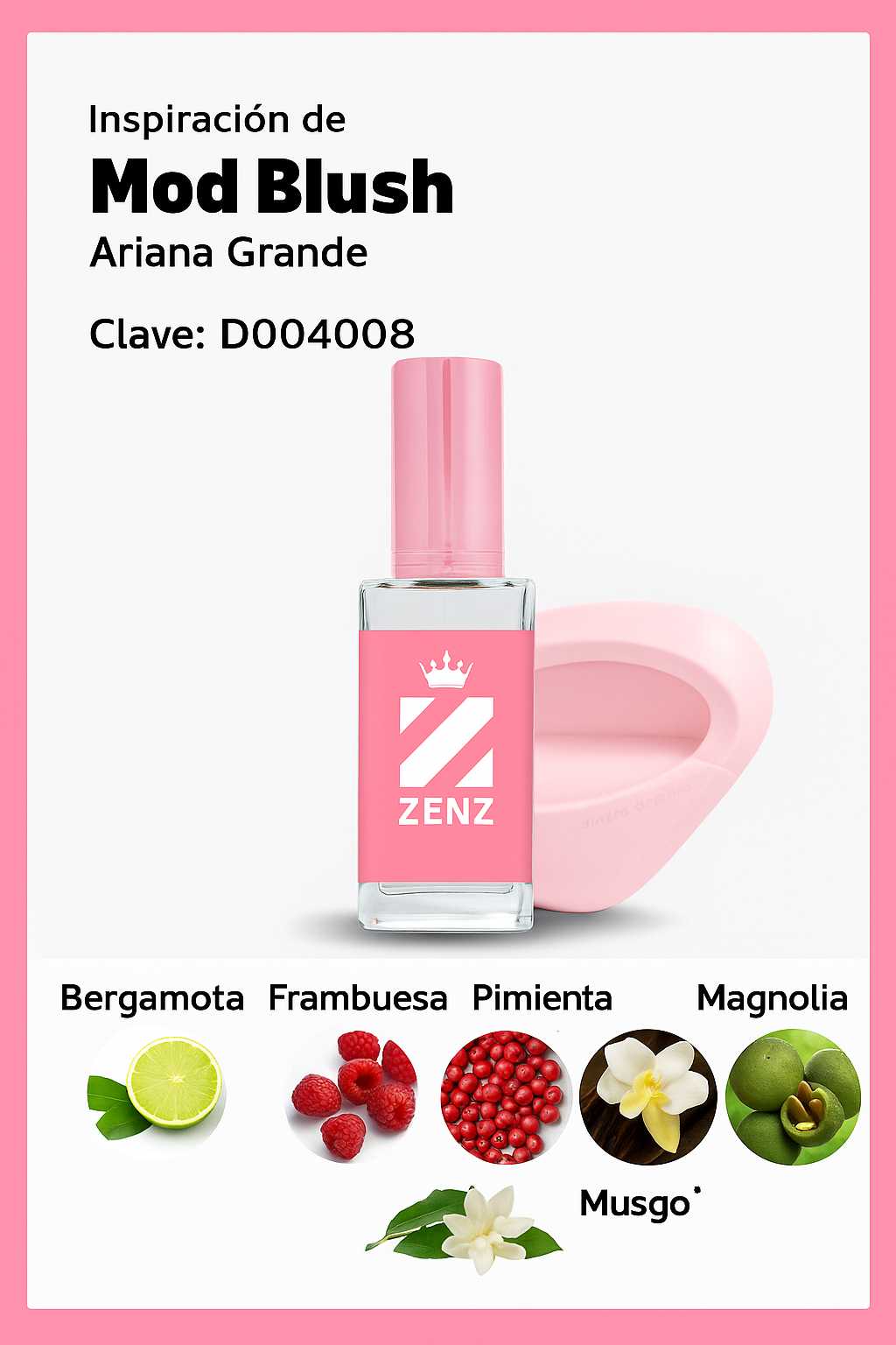 Perfume Tendencia D MOD BLUSH ARIANA G. NUEVO zenz