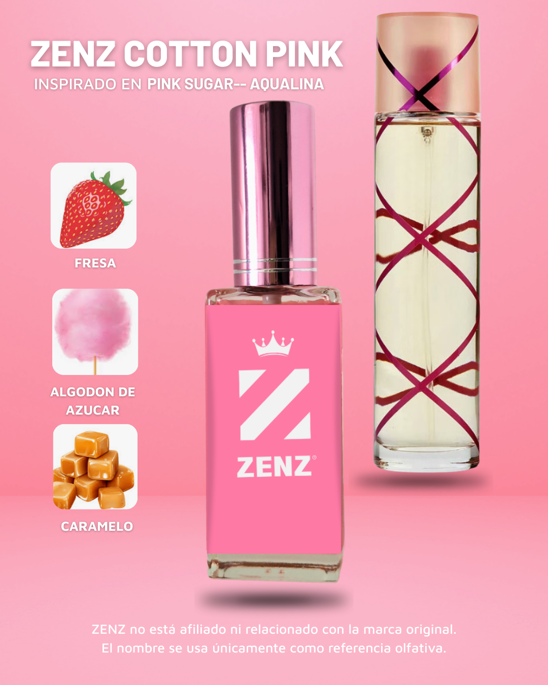 Perfume Tendencia D PINK SUGAR zenz