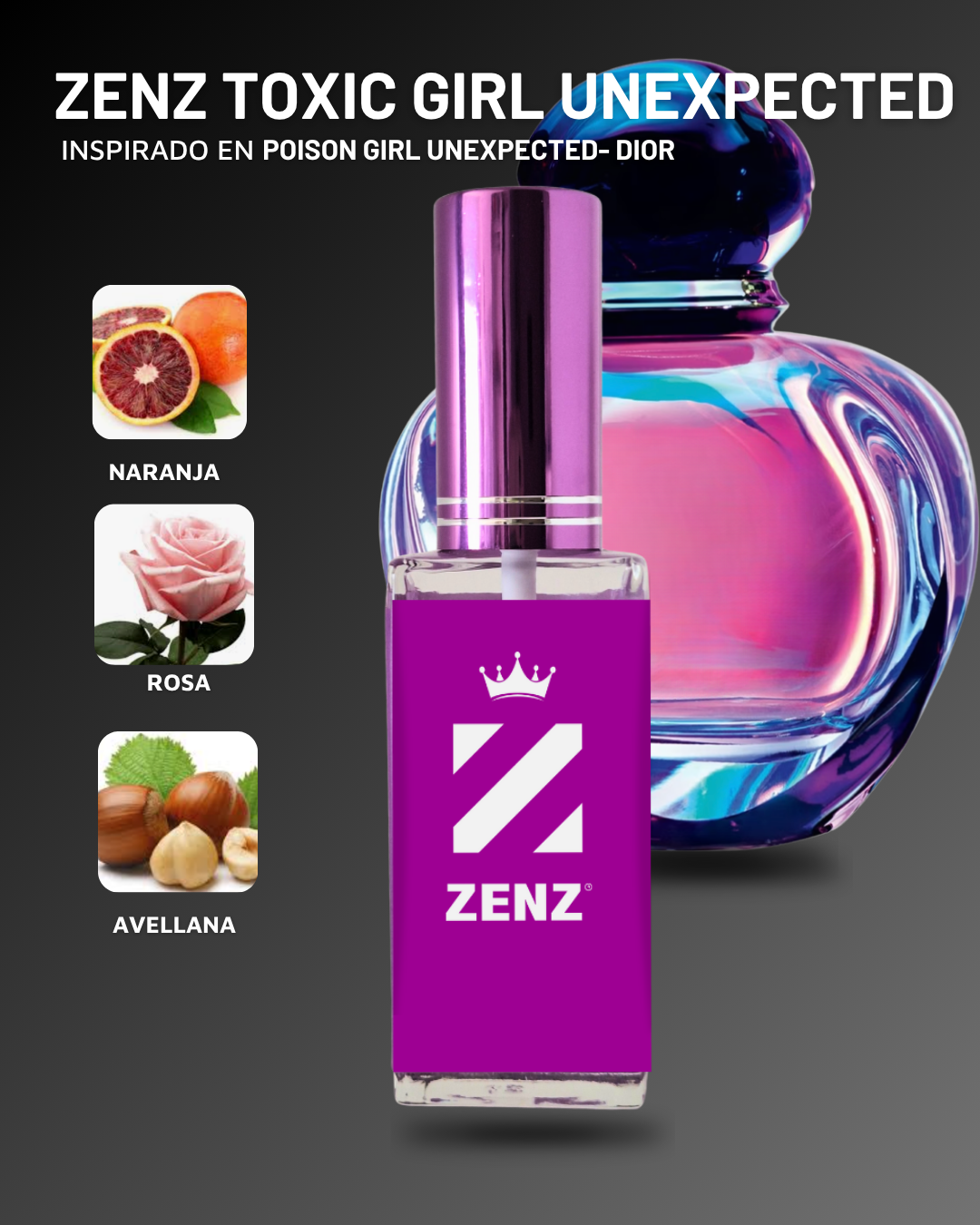 Perfume Tendencia D POISON GIRL UNEXPECTED zenz