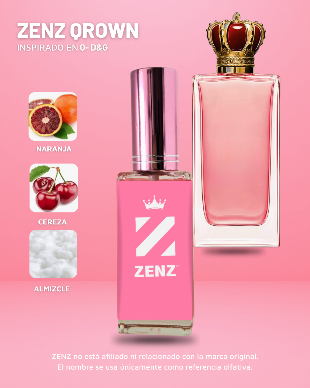Perfume Tendencia D QUEEN ó Q versión EAU De TOILLETE zenz