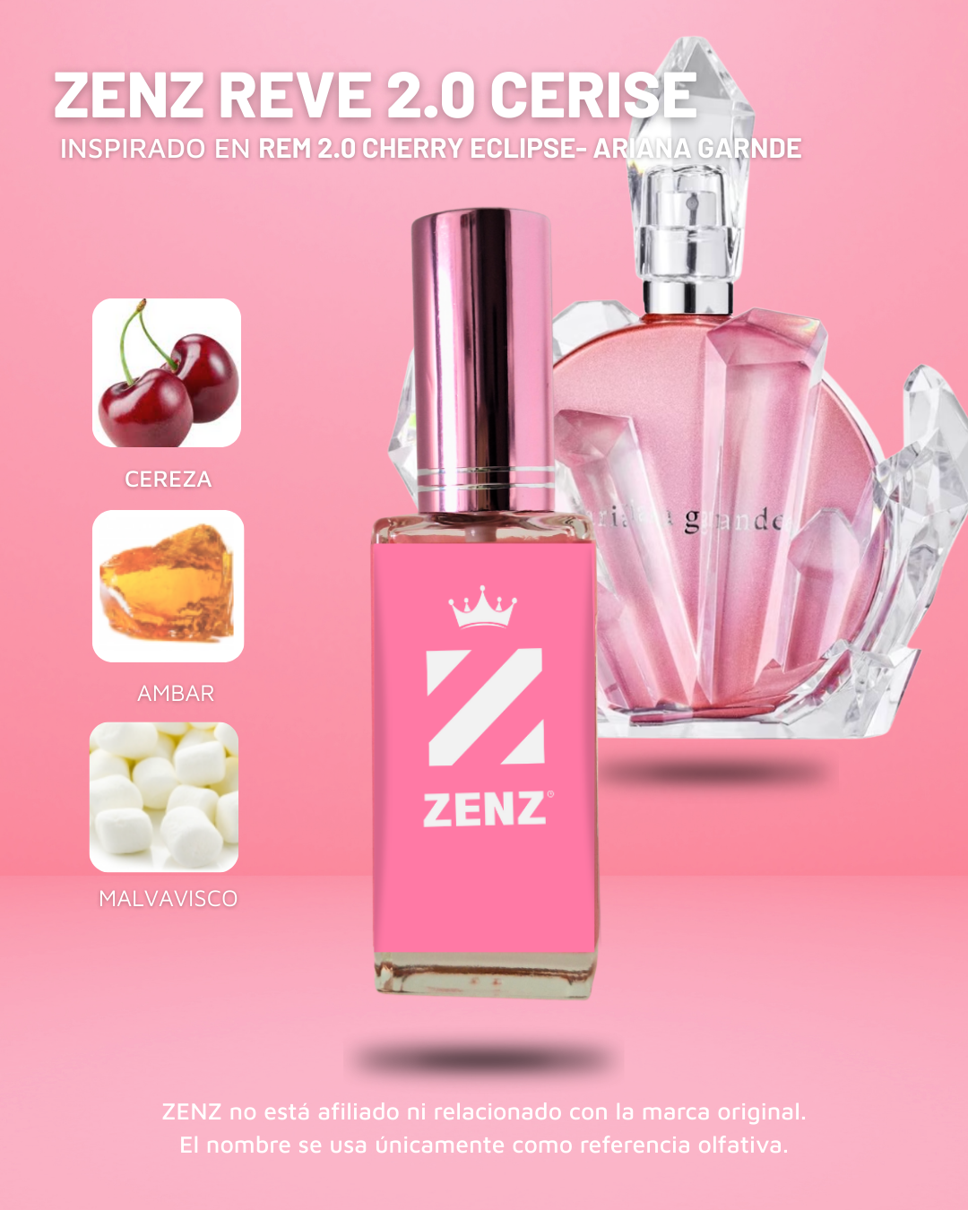 Perfume Tendencia D REVE 2.0 CERISE - Inspirado en REM 2.0 CHERRY ECLIPSE