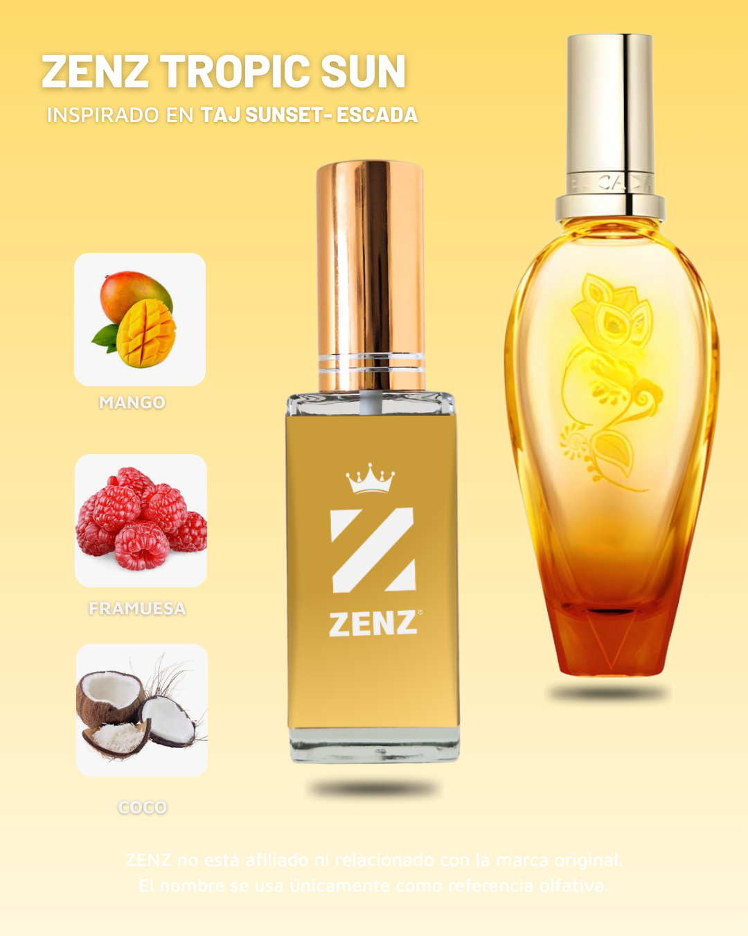 Perfume Tendencia D TAJ SUN SET ESCADA zenz