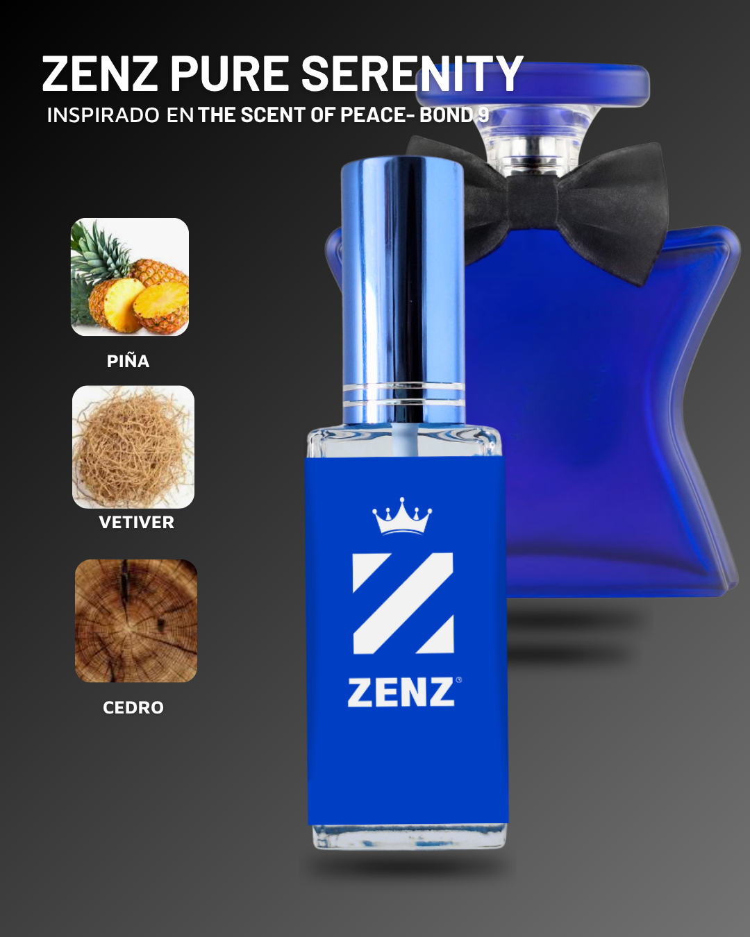 Perfume Tendencia C THE SCENT OF PEACE BOND 9 NUEVO SEPTIEMBRE 2024 zenz