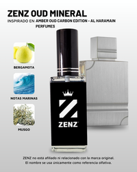 U Inspirado en Amber Oud Carbon Edition | Al Haramain ZENZ