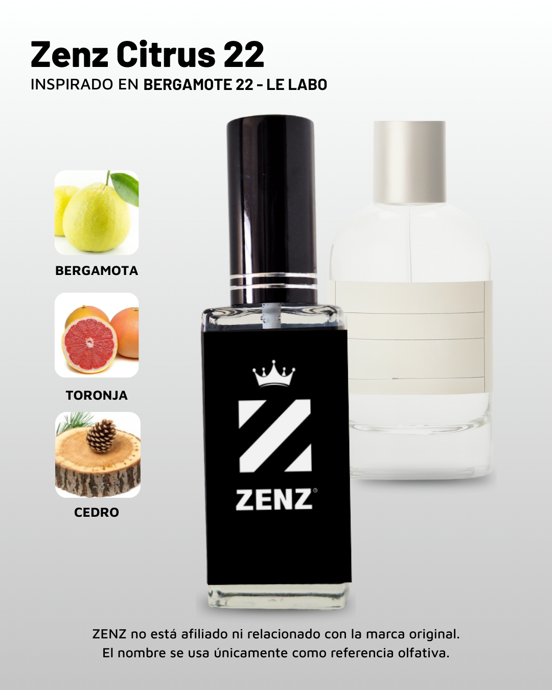 U Zenz Citrus 22 | Inspirado en Bergamote 22 - Le Labo