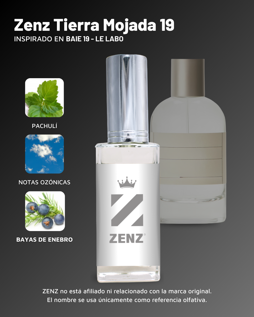 U Zenz Tierra Mojada 19 | Inspirado en Baie 19 - Le Labo