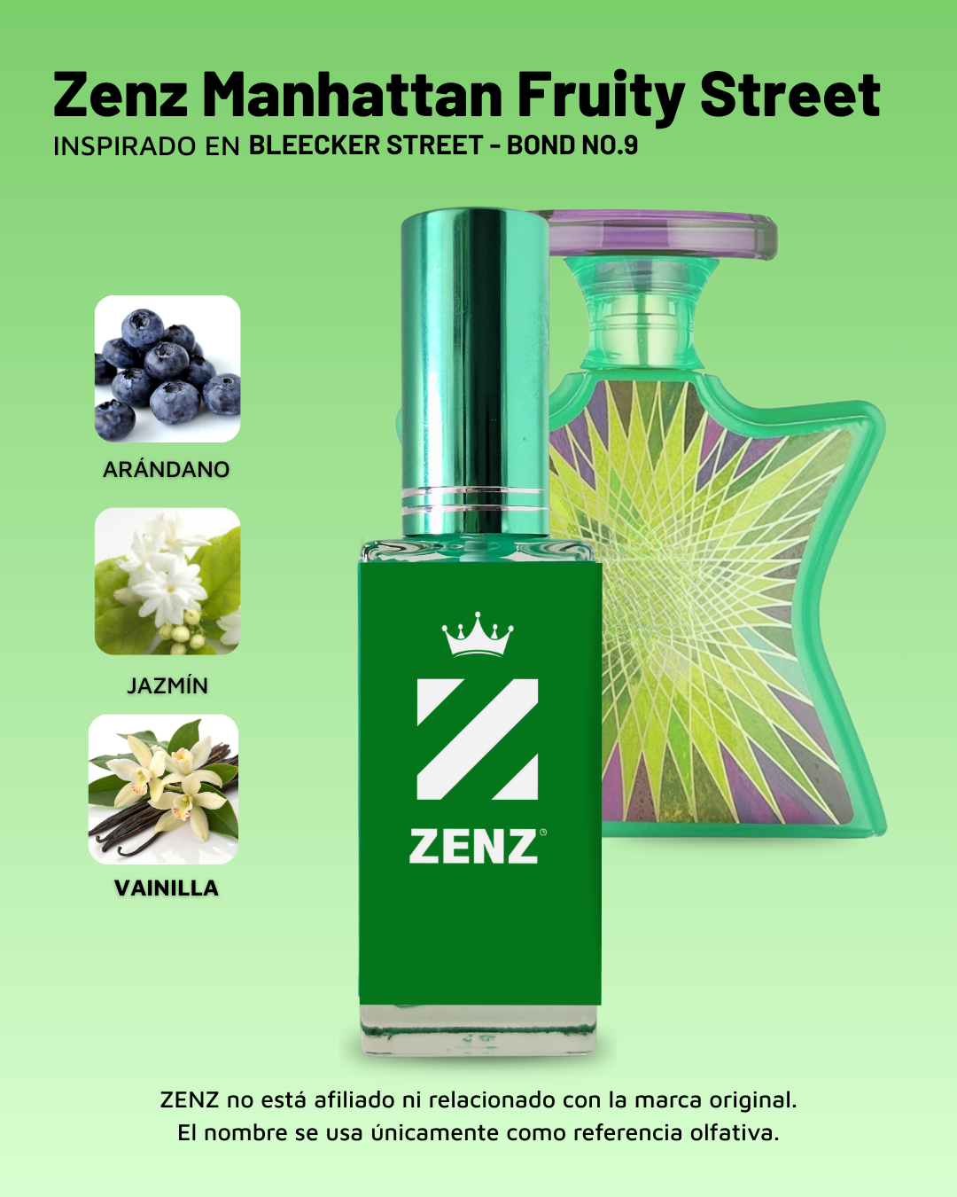U Zenz Manhattan Fruity Street | Inspirado en Bleecker Street - Bond No. 9