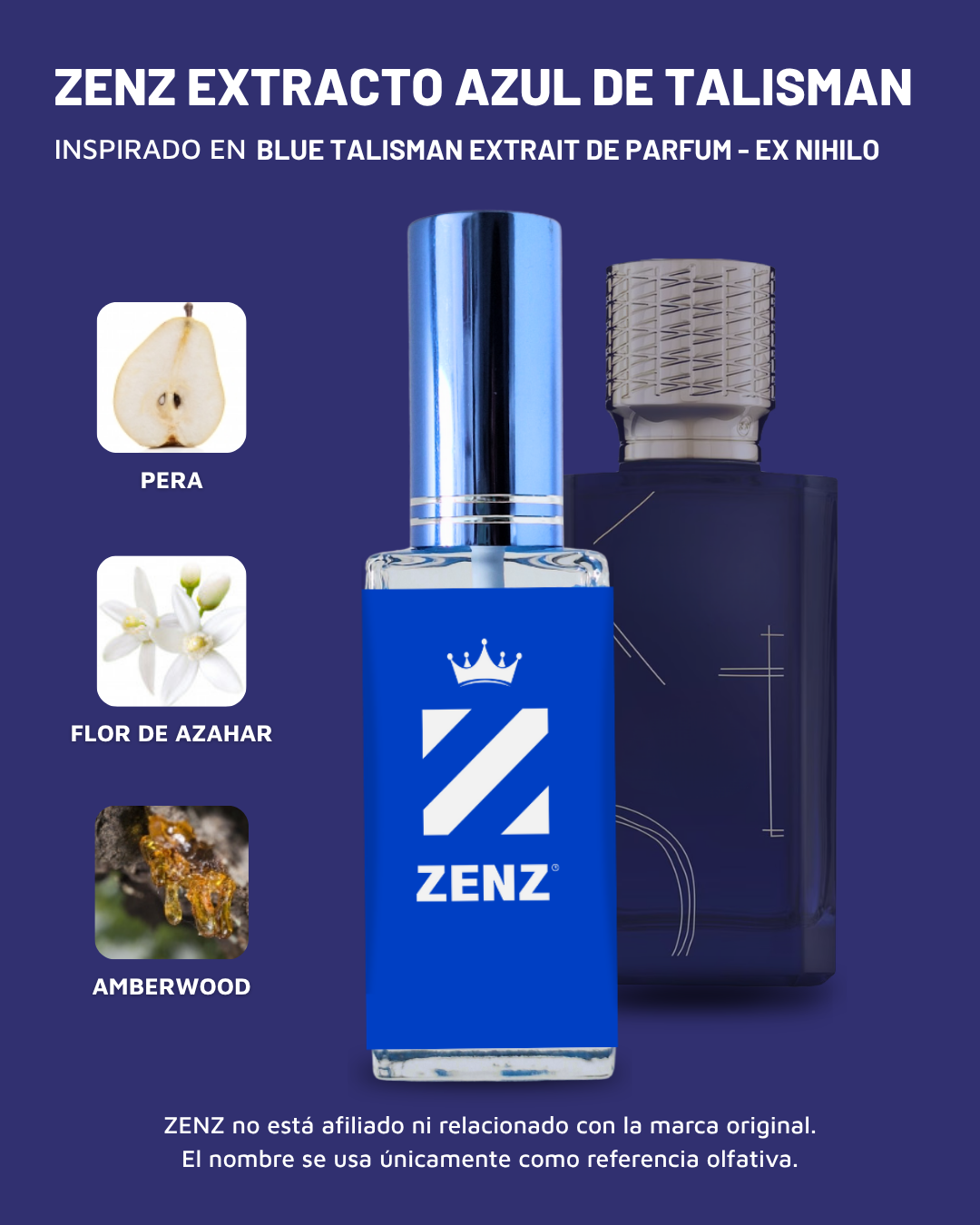 U Inspirado en Blue Talisman Extrait de Parfum | Ex Nihilo NUEVO 2026 ZENZ