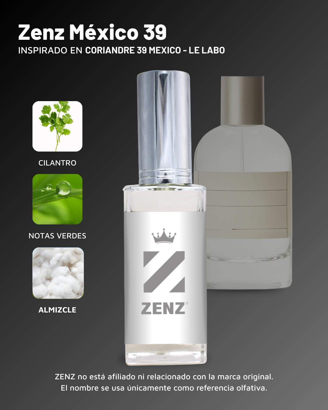 U Zenz México 39 | Inspirado en Coriandre 39 Mexico - Le Labo