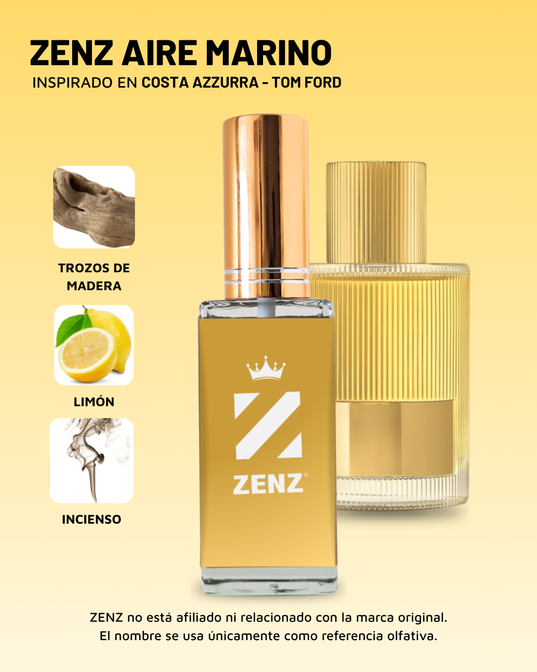 U Inspirado en Costa Azzura | Tom Ford ZENZ
