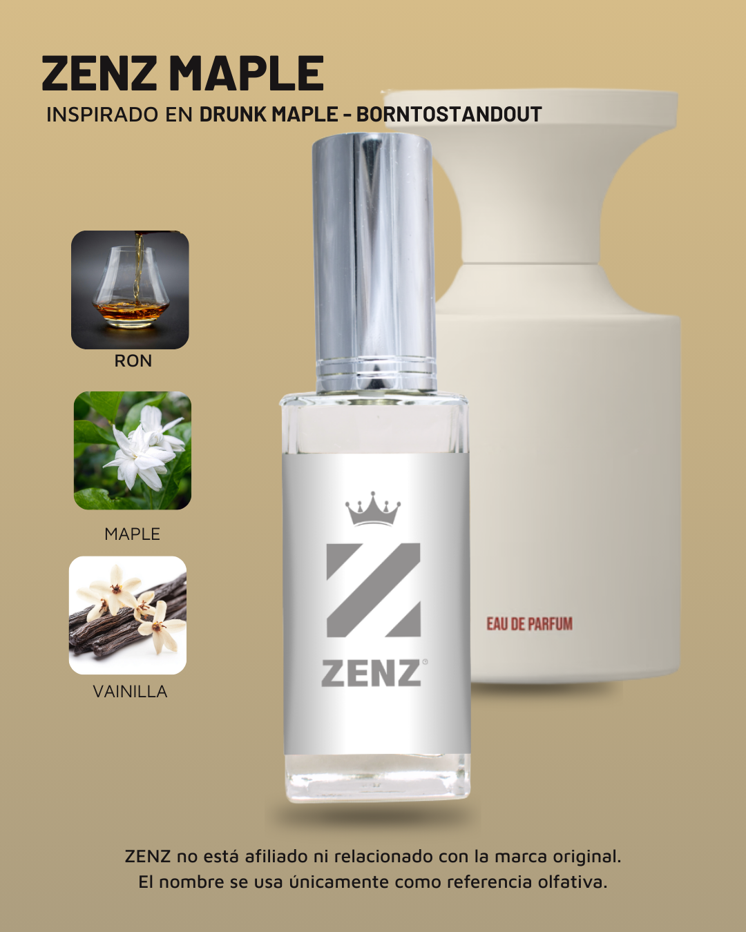 Perfume Tendencia U ZENZ MAPLE NUEVO DICIEMBRE 2025 zenz
