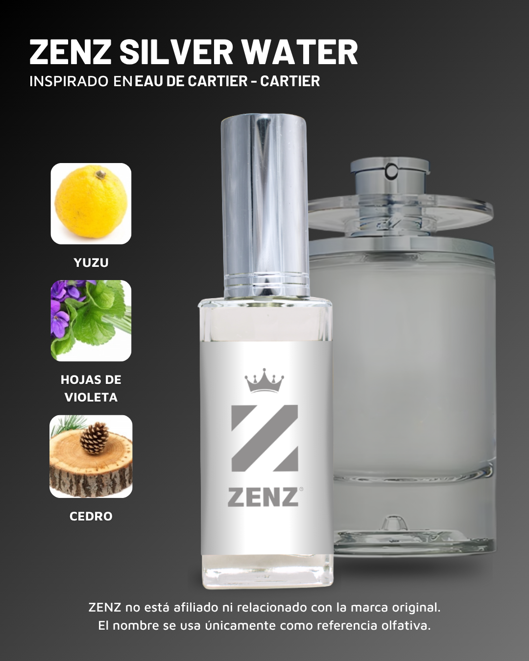 U Inspirado en Eau de Cartier 2001 | Cartier ZENZ