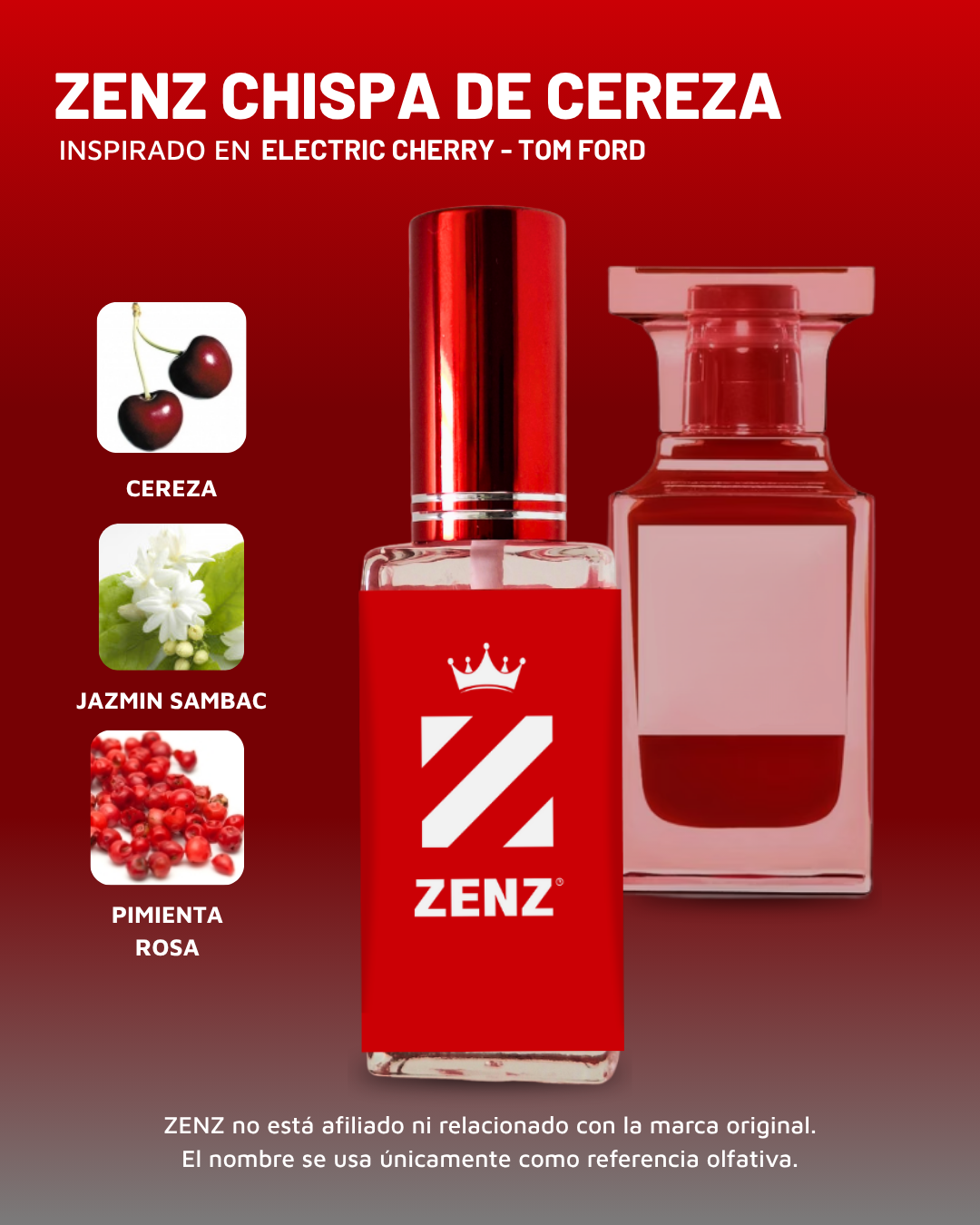 U Inspirado en Electric Cherry | Tom Ford ZENZ