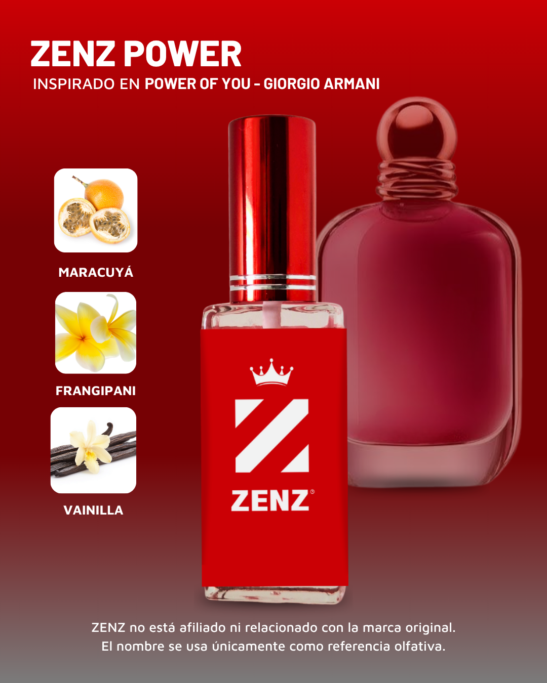 D Inspirado en Power Of You | Giorgio Armani 2026 ZENZ