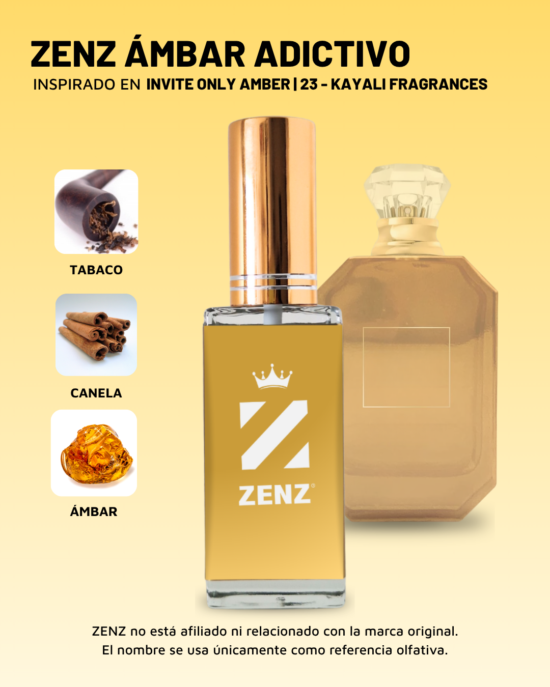 U Inspirado en Invite Only Amber | 23 | Kayali ZENZ