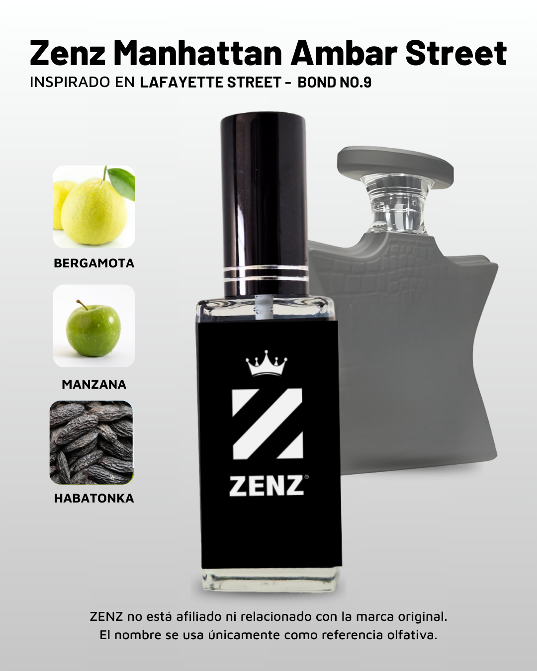 U Zenz Manhattan Ambar Street | Inspirado en Lafayette Street - Bond No. 9