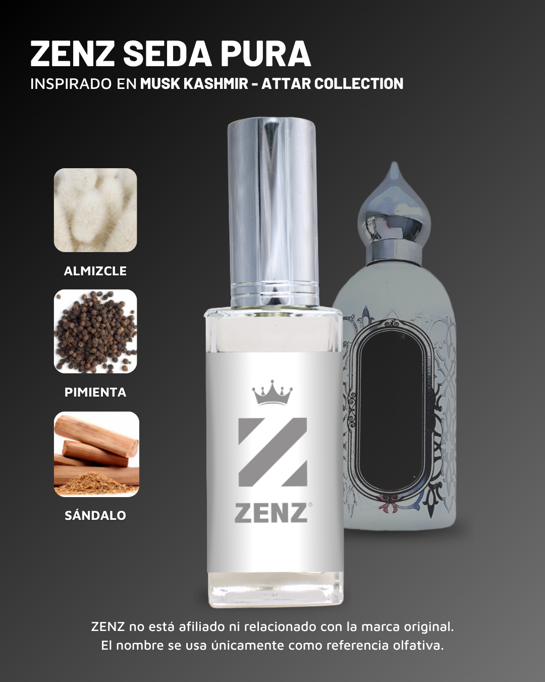 U Inspirado en Musk Kashmir | Attar Collection ZENZ