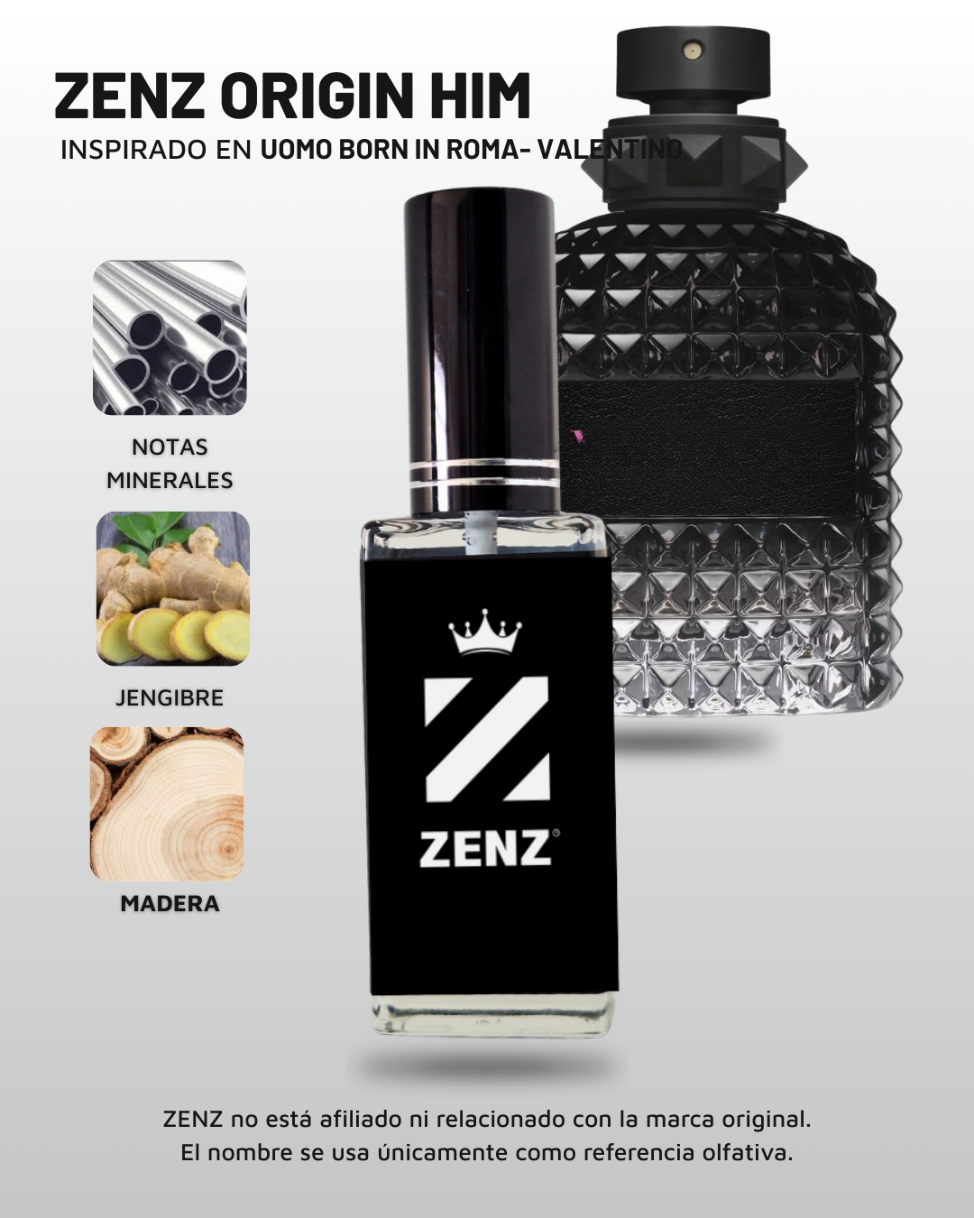 Perfume Tendencia C UOMO BORN IN ROMA zenz