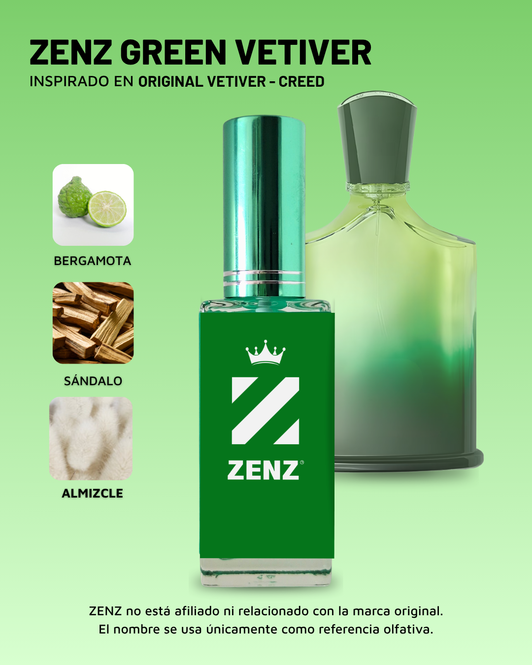 U Inspirado en Original Vetiver | Creed ZENZ