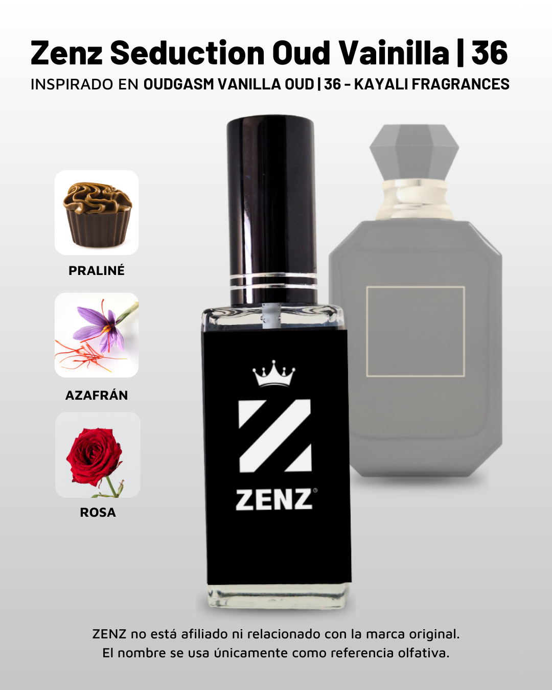U Zenz Seduction Oud Vainilla 36 | Inspirado en Oudgasm Vanilla Oud 36 - Kayali Fragrances