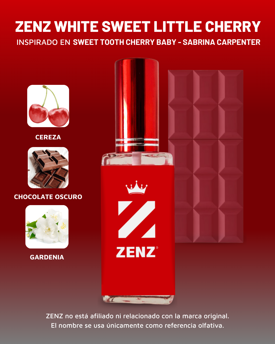 D Inspirado en Sweet Tooth Cherry Baby | Sabrina Carpenter 2026 ZENZ