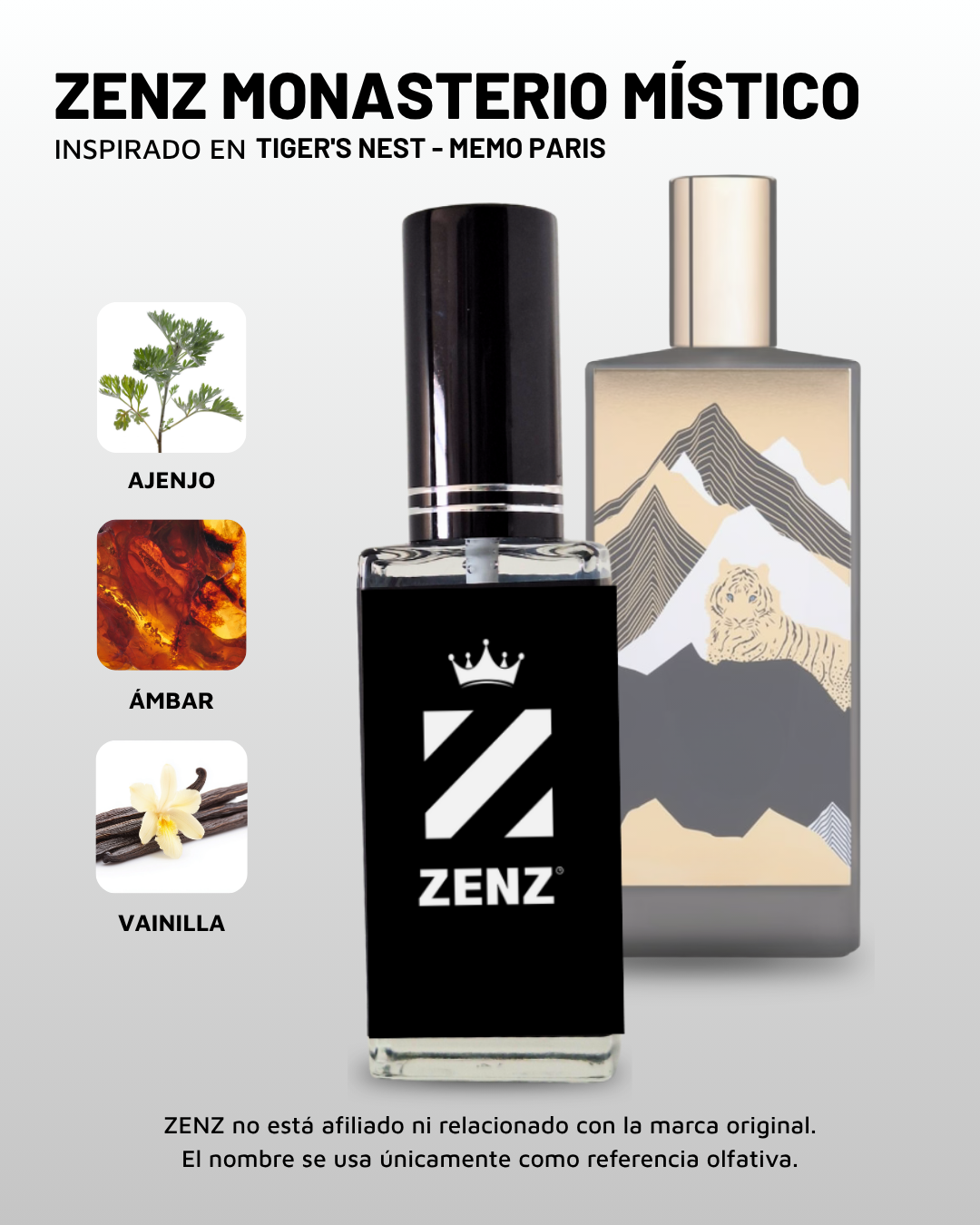 U Inspirado en Tiger's Nest | Memo Paris ZENZ