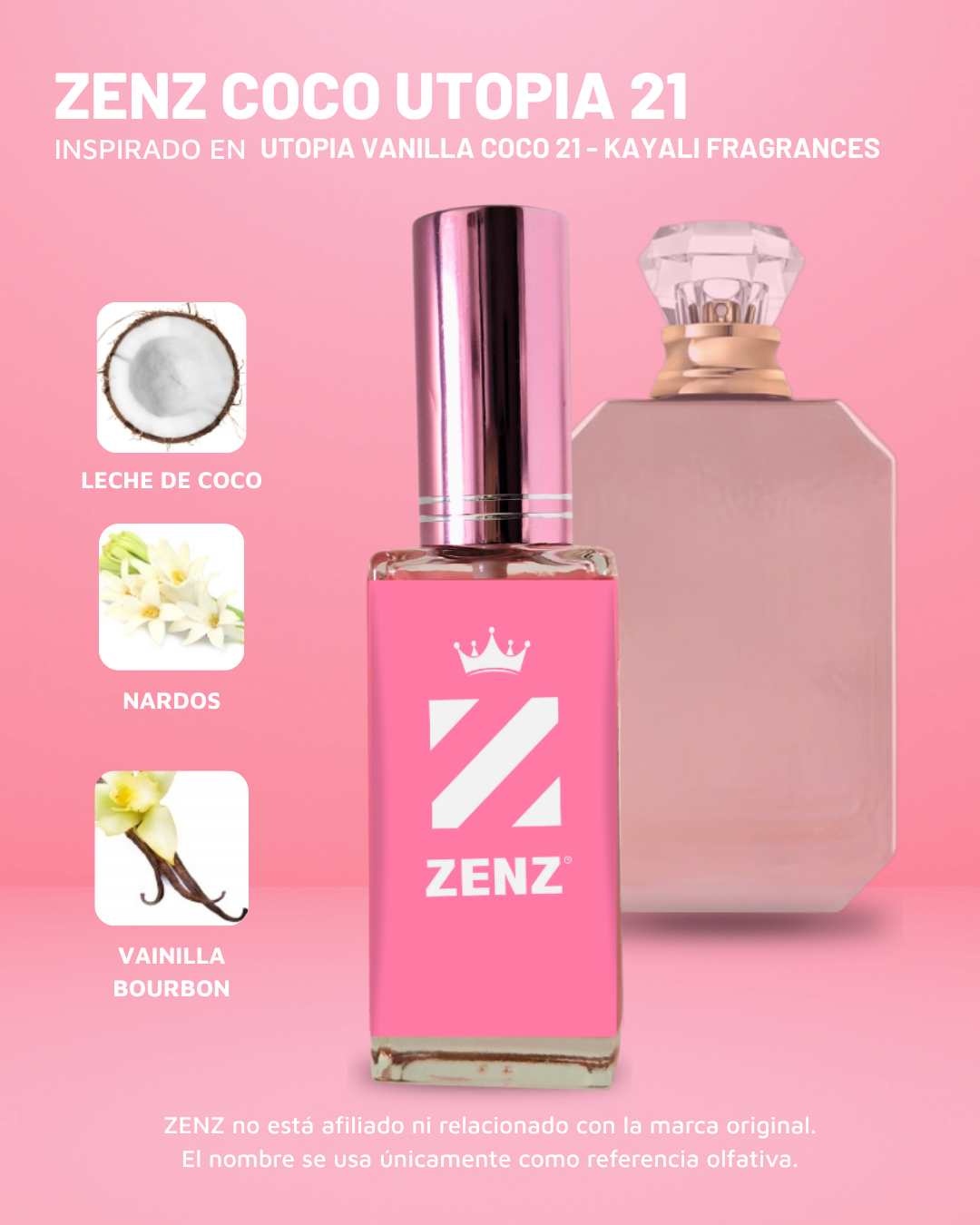 U Inspirado en Utopia Vanilla Coco | 21 | Kayali ZENZ