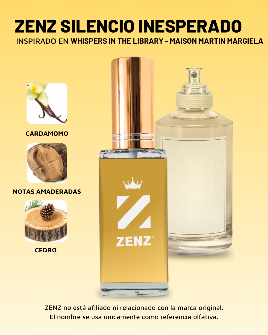 U Inspirado en Whispers In The Library | Maison Martin Margiela Replica ZENZ