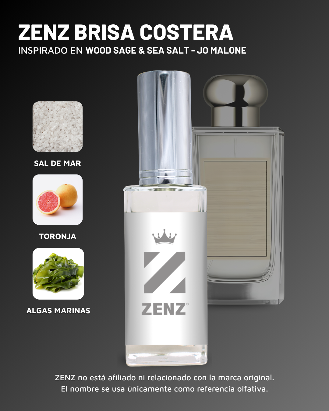 U Inspirado en Wood Sage and Sea Salt | Jo Malone ZENZ