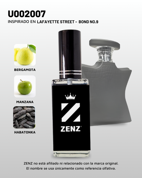 Perfume Tendencia U LAFAYETTE STREET NUEVO OCTUBRE 2024 zenz