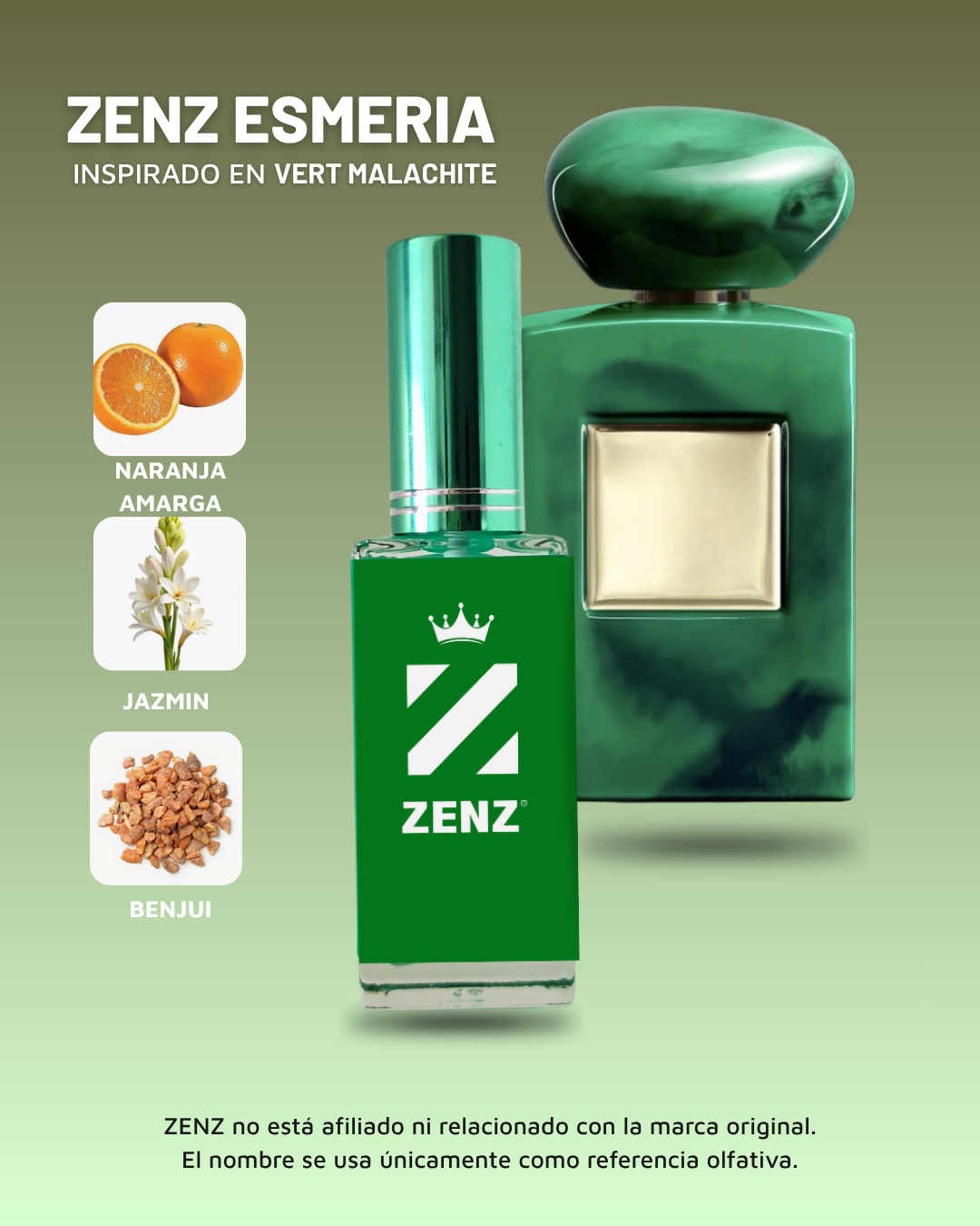 Perfume Tendencia D VERT MALACHITE zenz