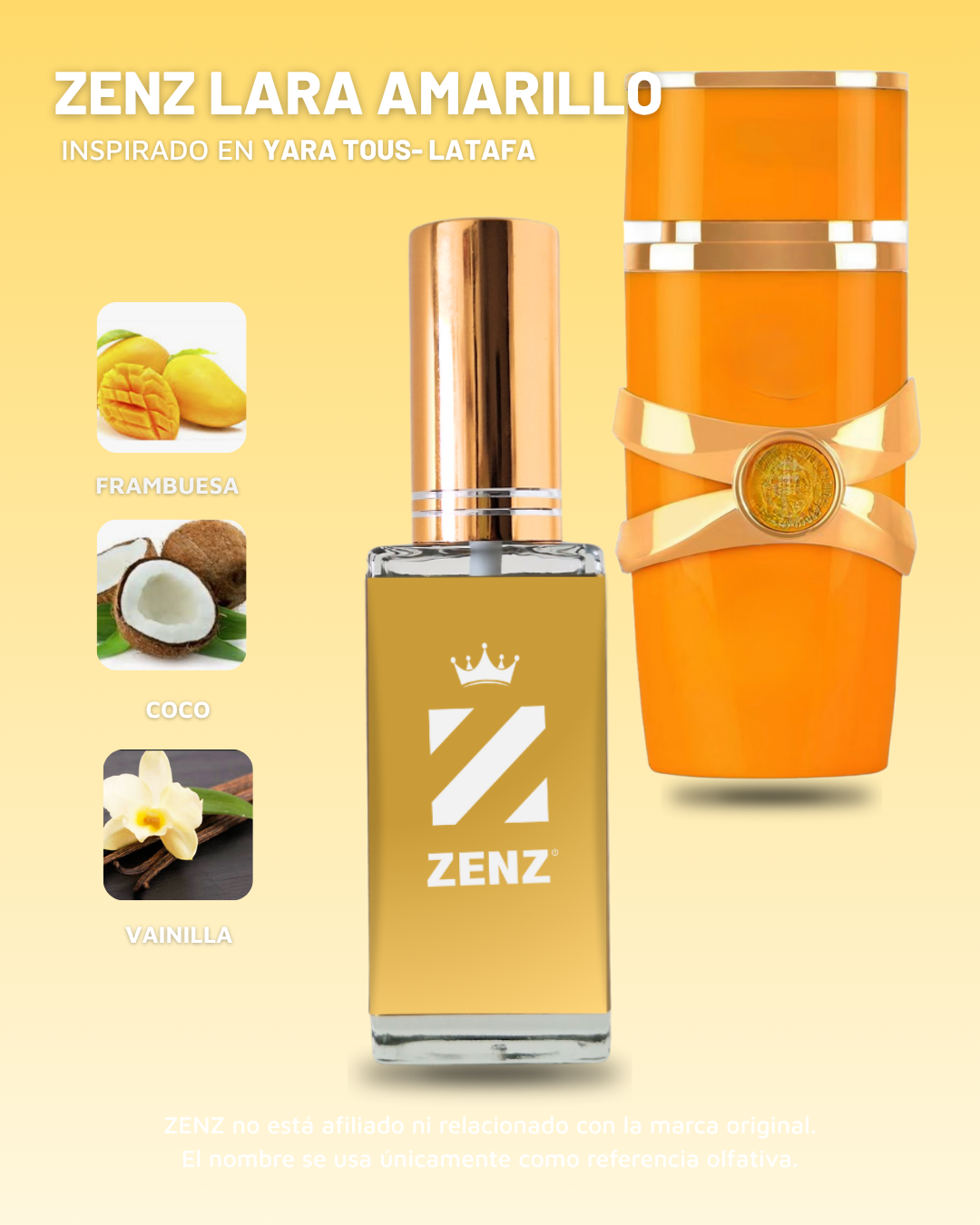 Perfume Tendencia D YARA AMARILLO NUEVO FEBRERO 2024 zenz