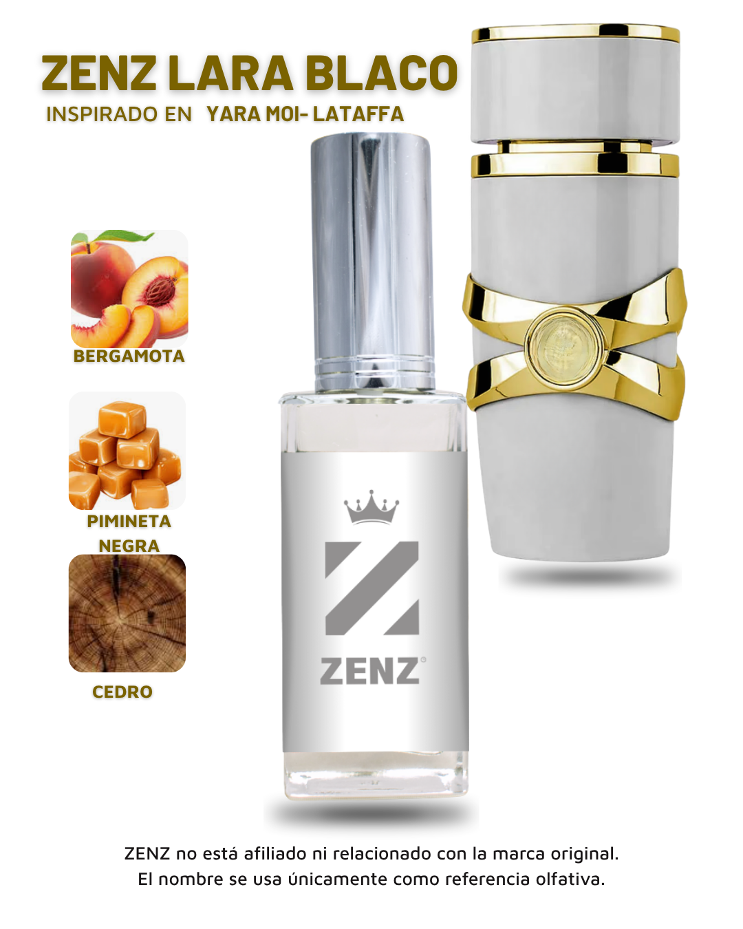 Perfume Tendencia D YARA MOI BLANCO NUEVO NOVIEMBRE 2024 zenz