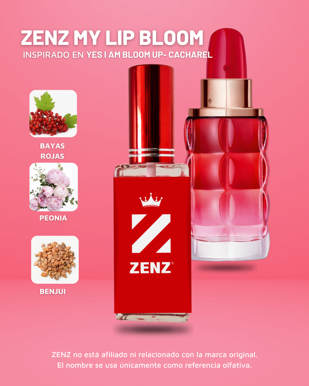 Perfume Tendencia D YES I AM BLOOM UP NUEVO DICIEMBRE 2023 zenz