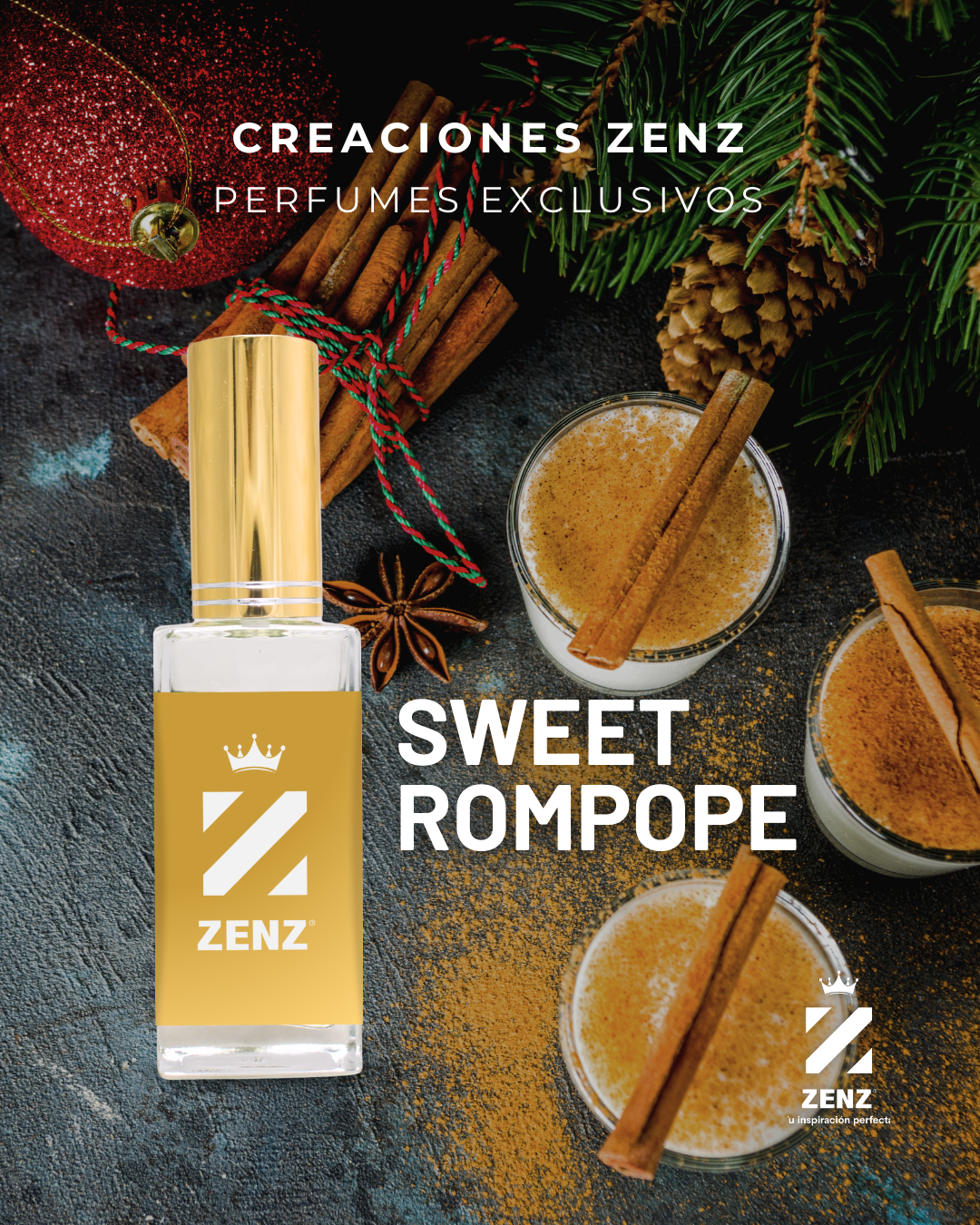 Perfume Tendencia SWEET ROMPOPE |COLECCION GOURMAND by zenz