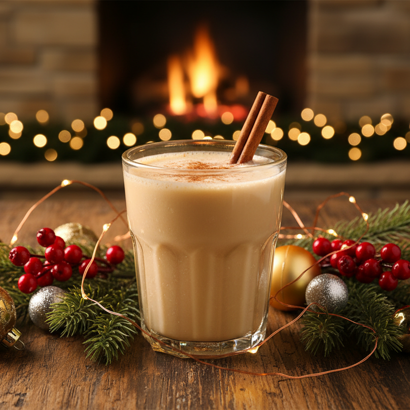 VASO DE ROMPOPE NAVIDEÑO 